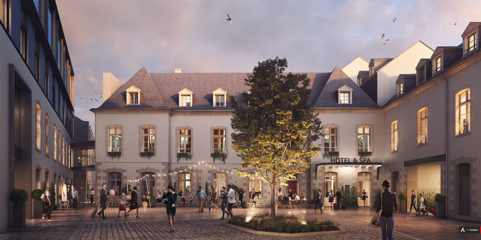 Perspectives 3D Hôtel