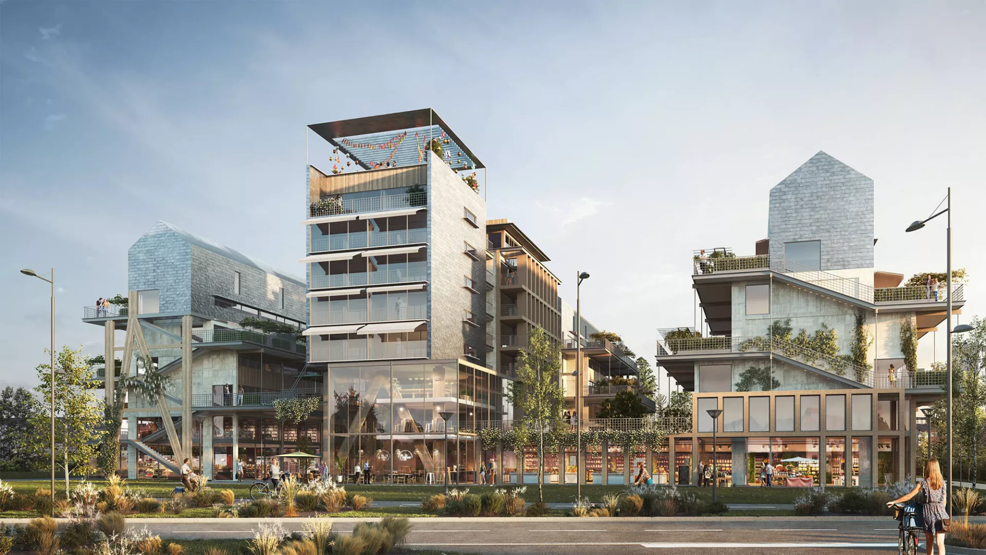 La Riche : perspectives 3D architecturales