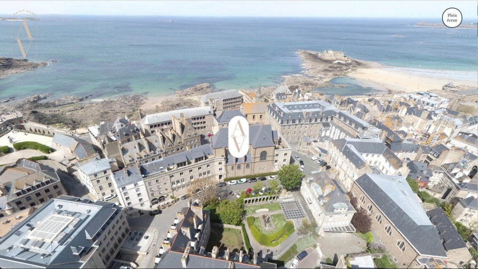 Cyclorama programme immobilier Le  Saint-Aaron à St Malo