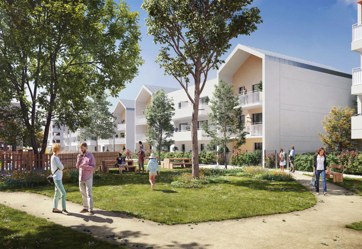 Perspectives 3D programme immobilier 