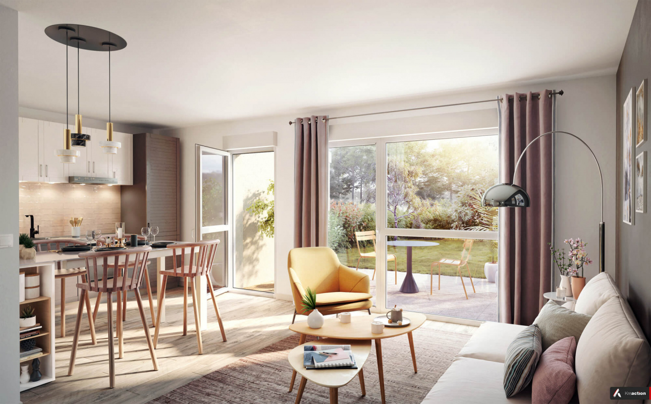 Perspectives 3D programme immobilier 