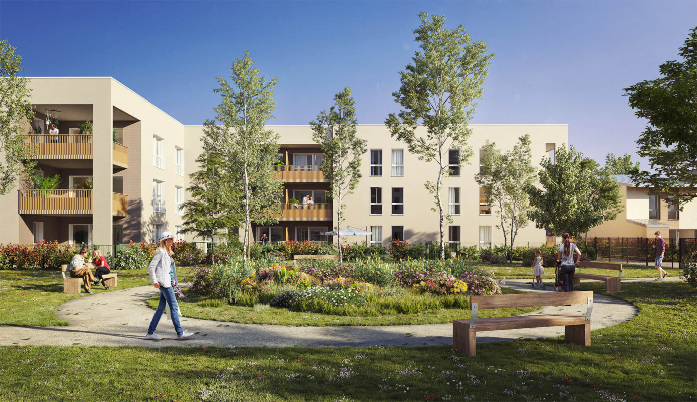 Perspectives 3D programme immobilier 