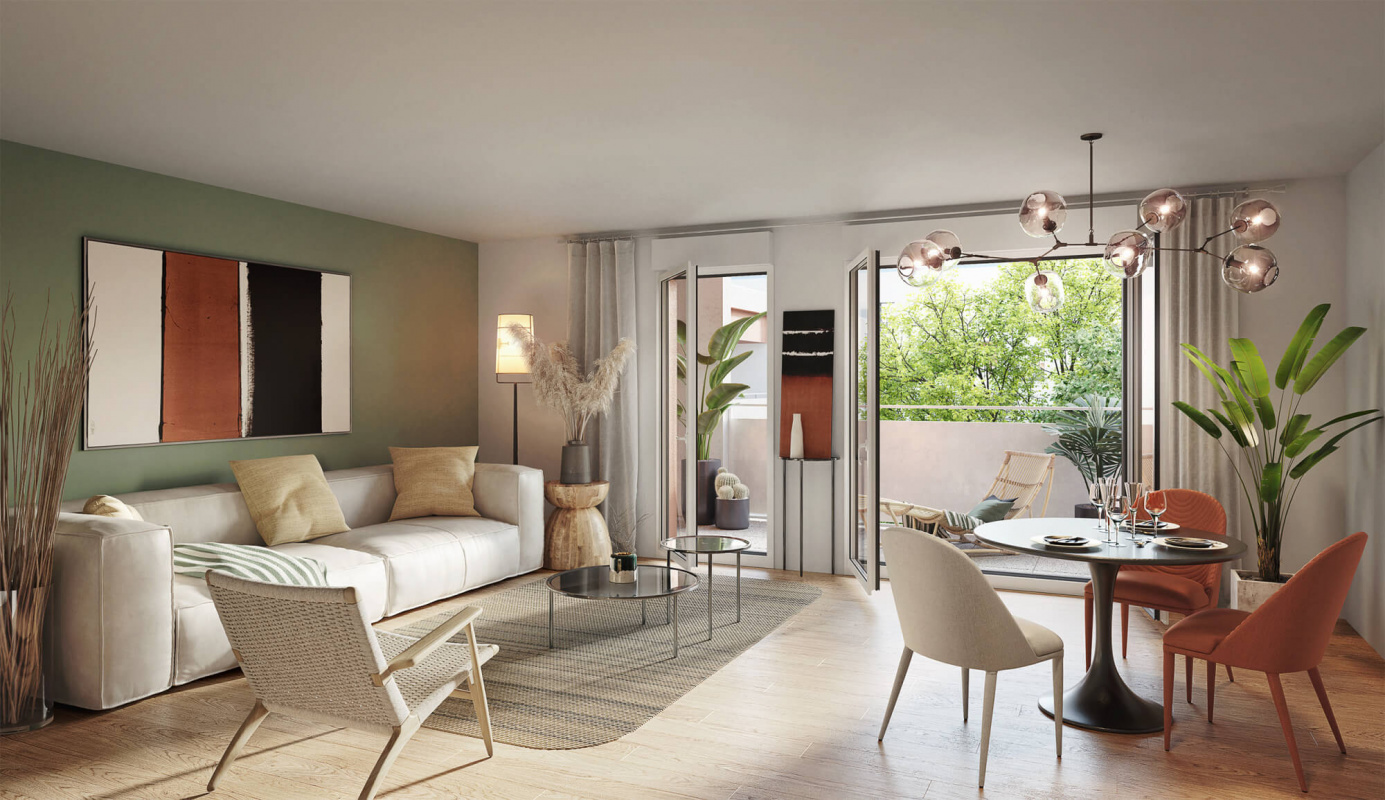 Perspectives 3D programme immobilier 