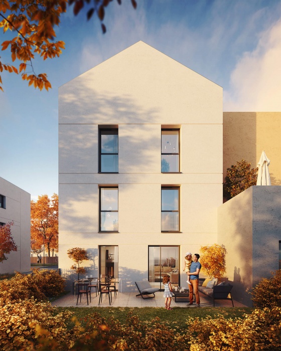 Perspectives 3D programme immobilier 